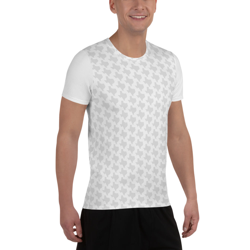 Texas - White/Grey - Men's Athletic T-Shirt