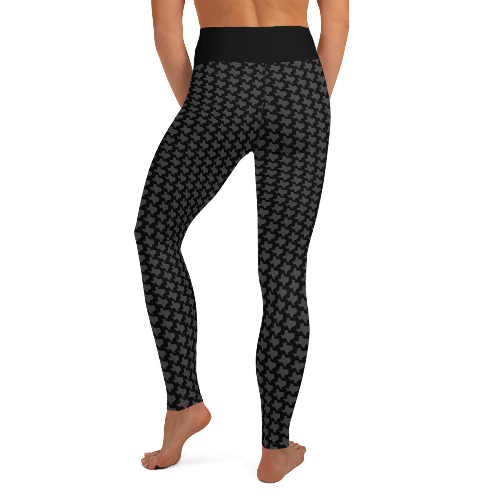 Texas - Black - Yoga Leggings