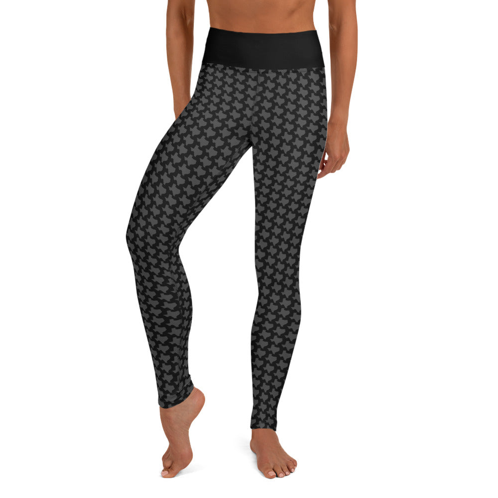 Texas - Black - Yoga Leggings