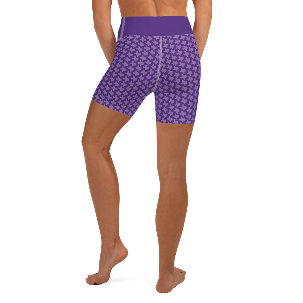 Texas - Purple - Yoga Shorts