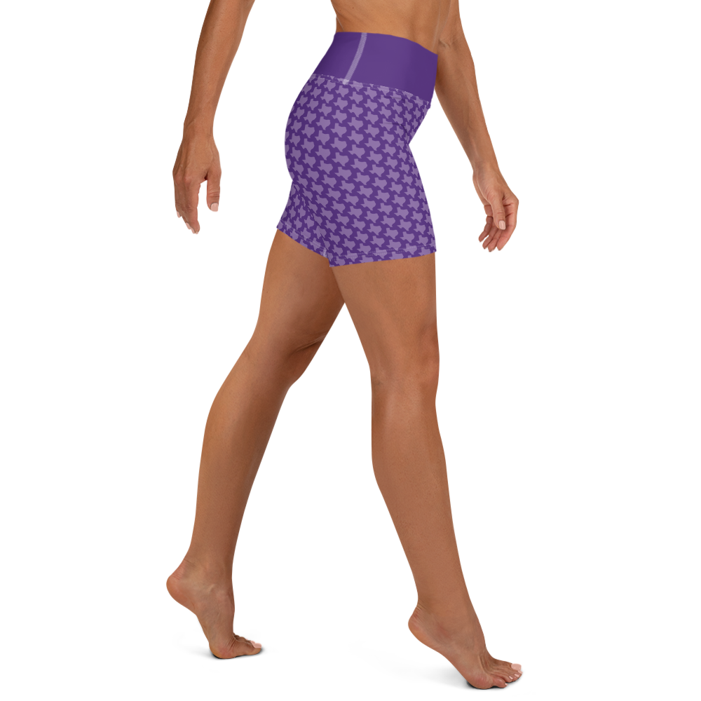 Texas - Purple - Yoga Shorts