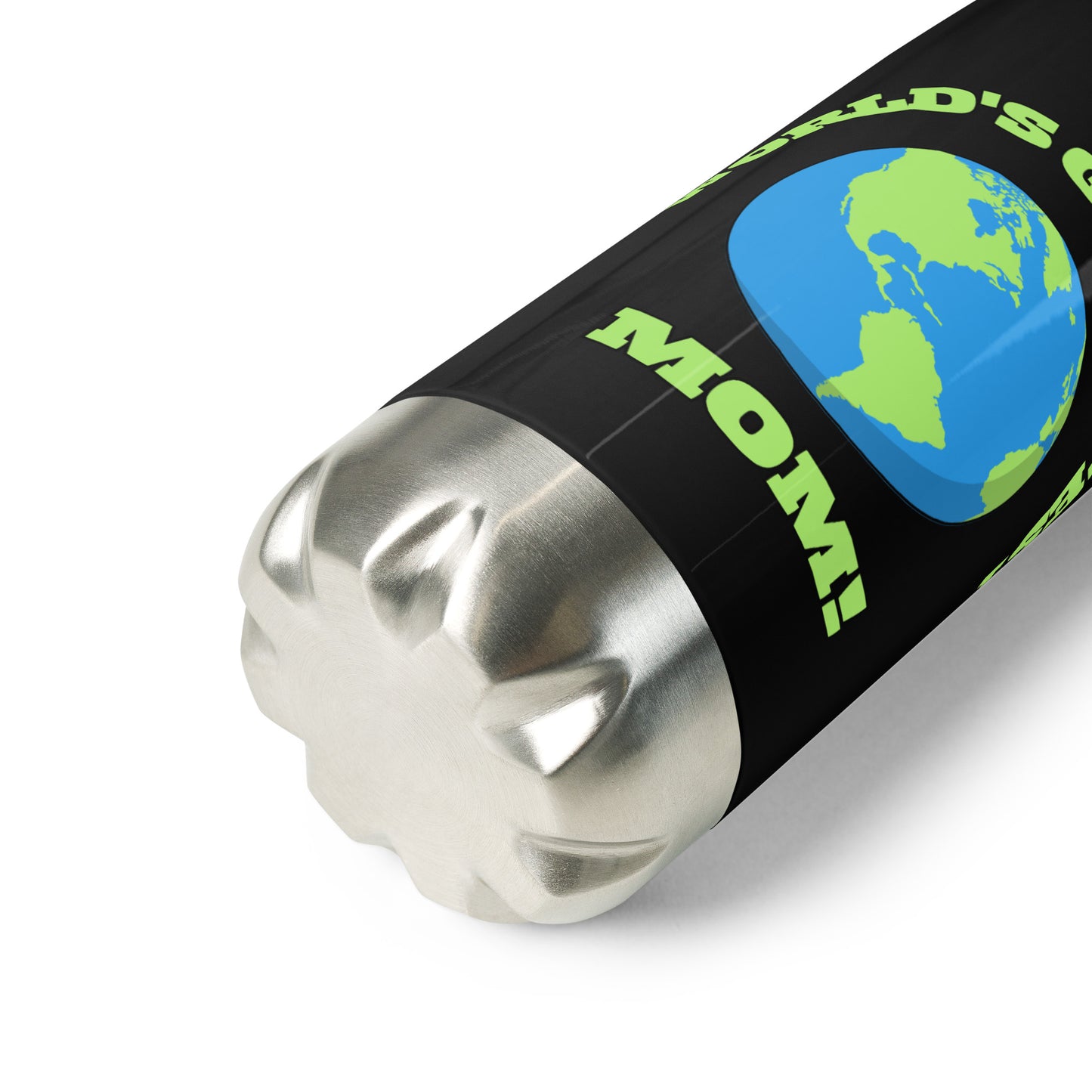 World's Greatest Mom - Stainless Steel Water Bottle - Available in Black or White