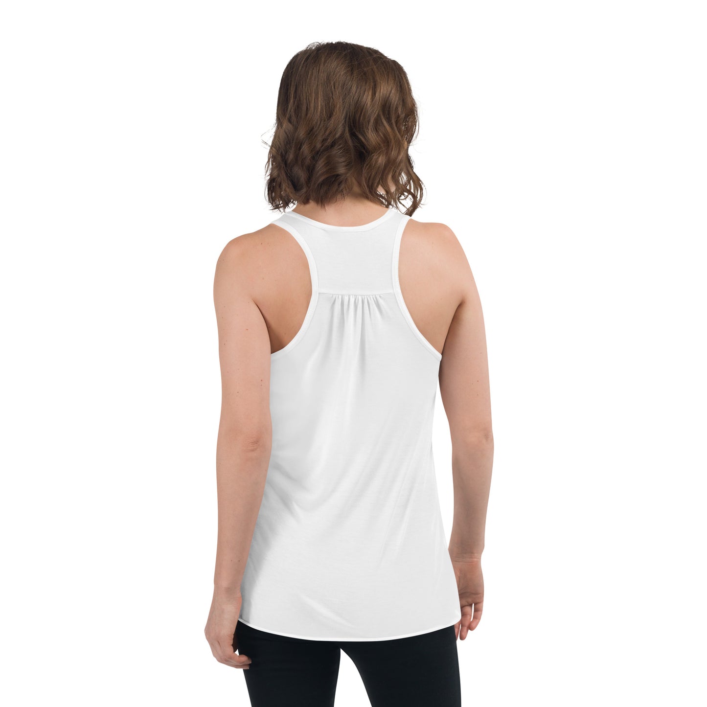 Super Mom - Women's Flowy Racerback Tank - Dark Grey and White Available - Gift - Mother's Day - Birthday